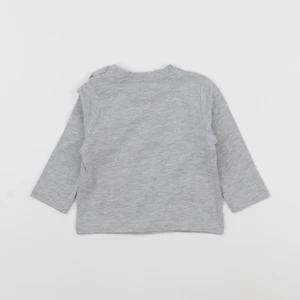 Vertbaudet - tee-shirt gris - 9 mois