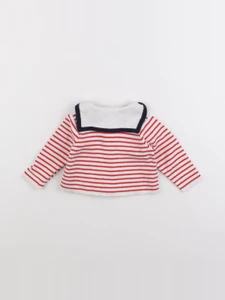Jacadi - gilet blanc - 6 mois
