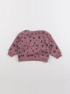 Zara - sweat rose - 3/6 mois