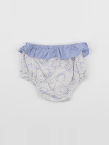 Jacadi - bloomer blanc, bleu - 3 mois