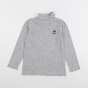 Vertbaudet - sous-pull gris - 8 ans