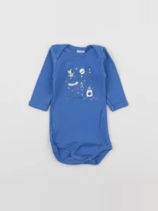 Petit Bateau - body bleu - 3 mois