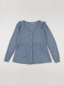 Vertbaudet - blouse allaitement, grossesse bleu - 34