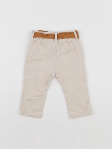 Vertbaudet - pantalon blanc - 6 mois