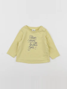 Tape à l'oeil - tee-shirt jaune - 6 mois