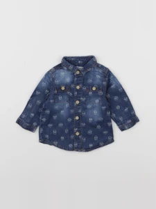 Vertbaudet - chemise bleu - 3 mois