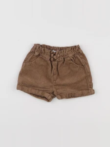 Vertbaudet - short marron - 1 an à 18 mois