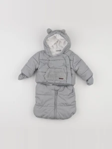 Vertbaudet - combi-pilote gris - 1 mois