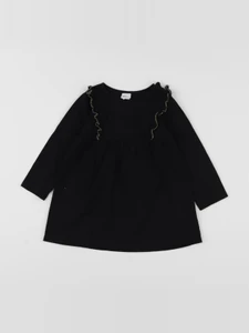 H&M - robe noir - 9/12 mois
