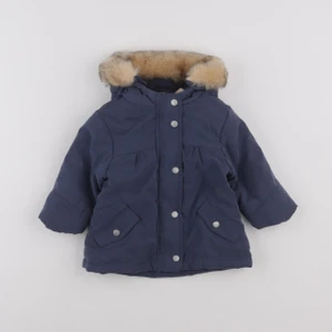 Vertbaudet - parka bleu - 9 mois