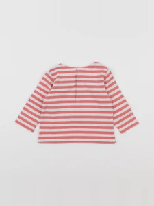Jacadi - tee-shirt blanc, rose - 6 mois