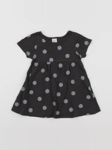 H&M - robe gris - 12/18 mois