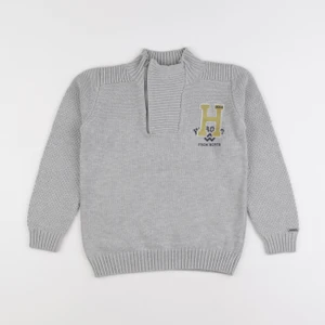 IKKS - pull gris - 8 ans