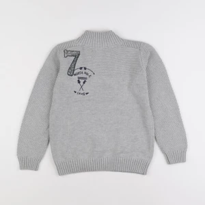IKKS - pull gris - 8 ans