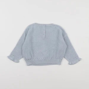 Vertbaudet - pull bleu - 18 mois