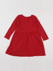 H&M - robe rouge - 2/4 ans