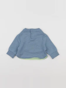 Tape à l'oeil - sweat bleu - 3 mois