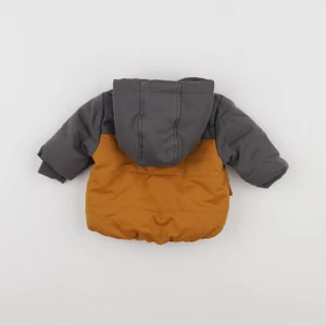 Vertbaudet - doudoune gris, marron - 3 mois