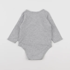 Vertbaudet - body gris - 12 mois