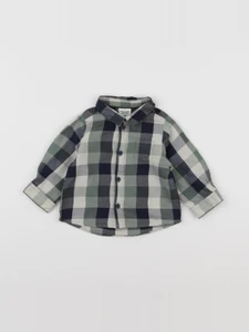 Tape à l'oeil - chemise bleu, vert - 9 mois