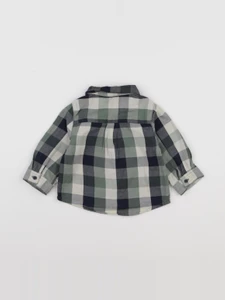Tape à l'oeil - chemise bleu, vert - 9 mois