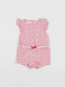 Vertbaudet - combinaison rose - 6 mois
