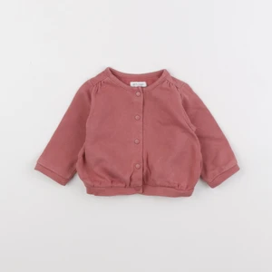Vertbaudet - gilet rose - 6 mois