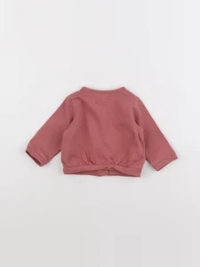 Vertbaudet - gilet rose - 6 mois