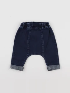 Vertbaudet - sarouel bleu - 3 mois