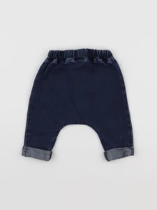 Vertbaudet - sarouel bleu - 3 mois