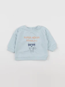 Vertbaudet - sweat bleu - 3 mois