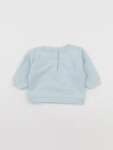 Vertbaudet - sweat bleu - 3 mois
