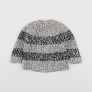 Vertbaudet - pull bleu, gris - 3 mois