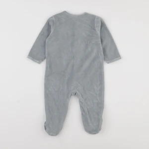 Vertbaudet - pyjama velours bleu - 12 mois