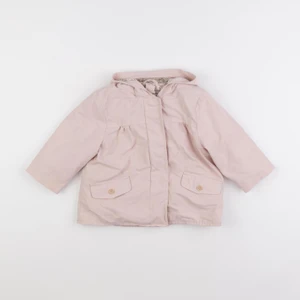 Vertbaudet - manteau doublure amovible rose - 18 mois