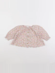 Vertbaudet - blouse rose - 12 mois