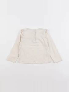 Vertbaudet - tee-shirt beige - 24 mois