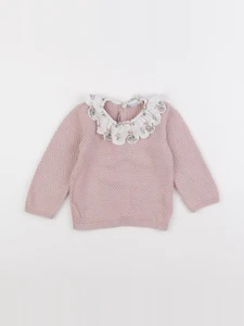 Boutchou - pull rose - 12 mois