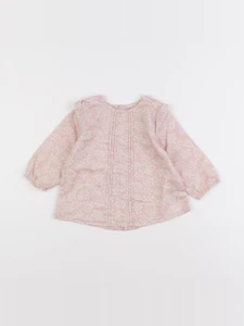Boutchou - blouse rose - 12 mois