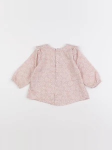 Boutchou - blouse rose - 12 mois