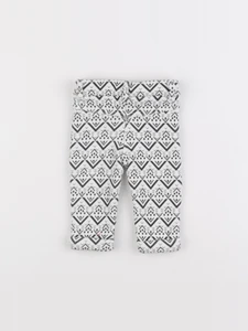 Tape à l'oeil - legging doublé blanc, noir - 3 mois