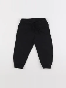 H&M - jogging noir - 12 mois
