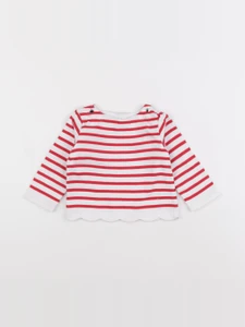 Jacadi - tee-shirt blanc, rouge - 12 mois