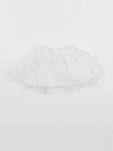 Vertbaudet - jupe blanc - 0/3 mois