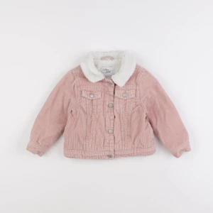 Vertbaudet - veste doublé rose - 3 ans