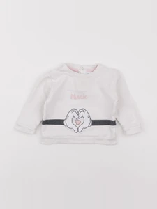 Vertbaudet - sweat blanc - 9 mois