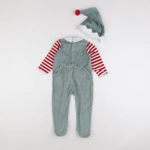 Vertbaudet - pyjama coton vert, rouge - 2 ans