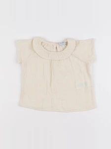 Petit Bateau - blouse beige - 3 mois