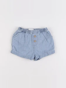 Mango - short bleu - 3/6 mois