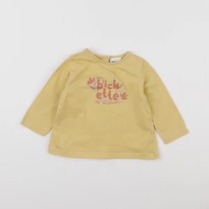 Tape à l'oeil - tee-shirt jaune - 6 mois